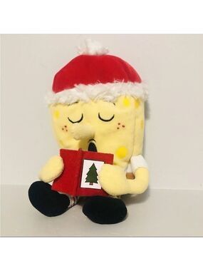 Ty SpongeBob Jinglebells Beanie Baby Christmas Carol Plush Stuffed Toy